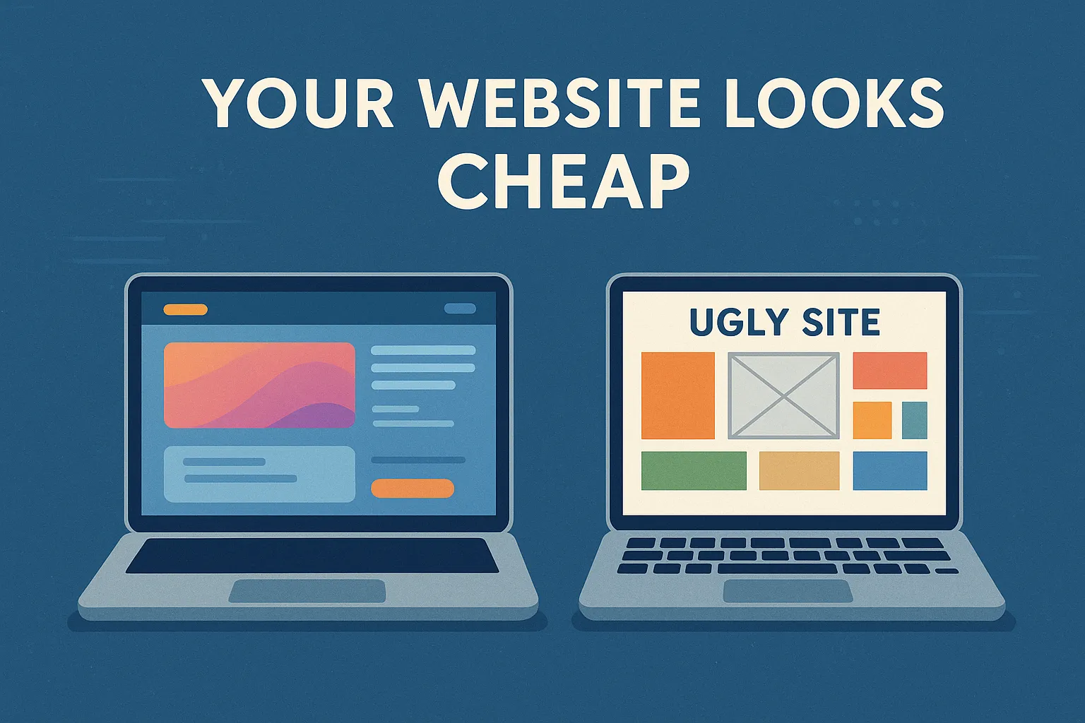 5 design mistakes that make your website look cheap